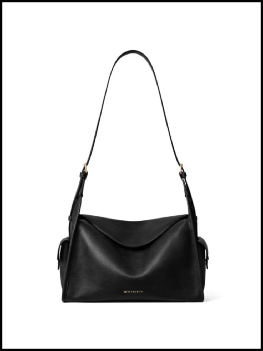 Slouchy Hobo Bag Vegan Leather Cargo Shoulder Purse Adjustable Strap